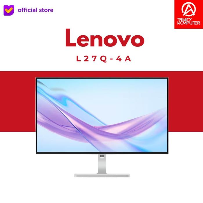Gambar Lenovo Monitor L27q-4A 27" 2K 144p IPS 100Hz 1ms speakers - Non Bundle dari GAME NEST Kota Administrasi Jakarta Pusat Tokopedia
