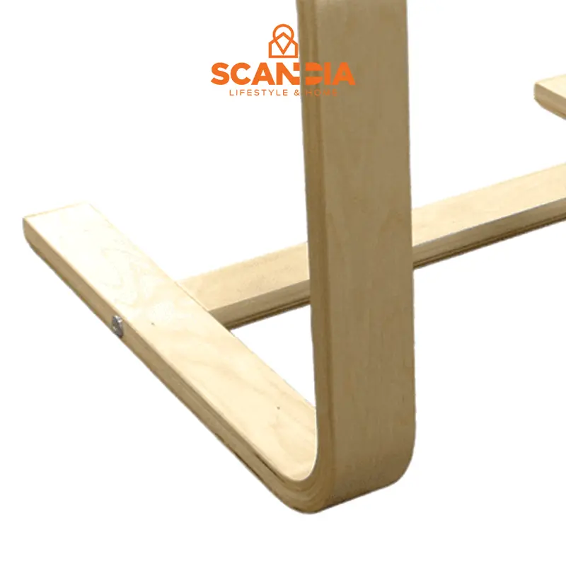 SCANDIA Kursi Footstool Valda 51X46X38cm Brown 2