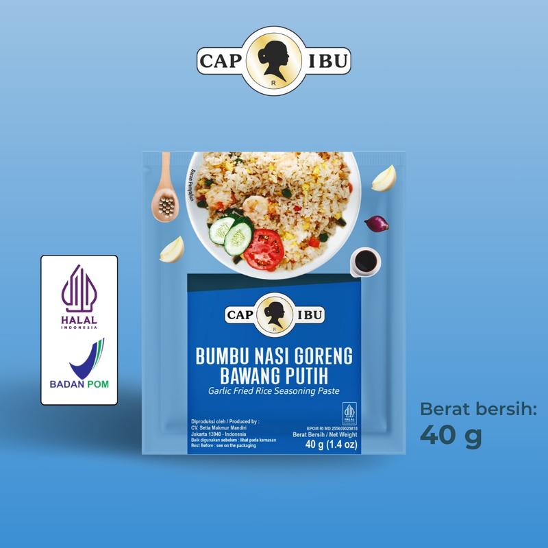 CAP IBU Bumbu Nasi Goreng Bawang Putih Sachet - Bumbu Masak Instan ...