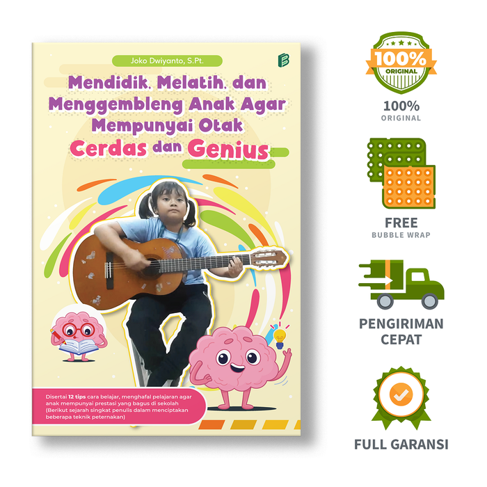 Gambar Mendidik, Melatih, dan Menggembleng Anak Agar Mempunyai Otak Cerdas dan Genius - Joko Dwiyanto, S.Pt. dari bintangsemestabook Kab. Sleman Tokopedia