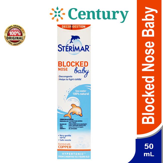 STERIMAR BLOCKED NOSE BABY 50ML / PEMBERSIH HIDUNG BABY/ NASSAL SRPAY BABY