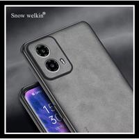 Gambar Motorola Moto G45 5G Fanoya Nappa Original Casing Hard Case Cover Silikon Leather Bumper - HITAM., MOTO G45 dari Case Thebest Kota Administrasi Jakarta Pusat 3 Tokopedia