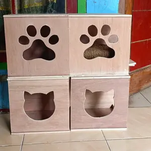 BOX KUCING KAYU BERKUALITAS