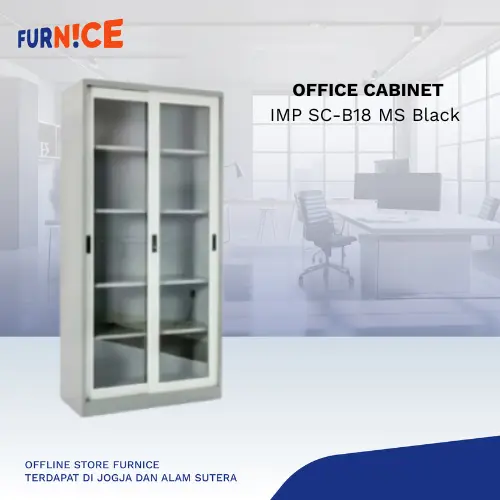Lemari Kabinet Pintu Kaca Ayun IMP SC-B18 MS