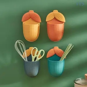 Corn Holder Multifungsi Tempat Sikat Gigi Motif Jagung Rak Gantung Tempel