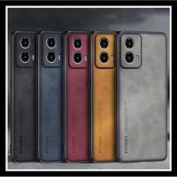 Gambar Motorola Moto G45 5G Fanoya Nappa Original Casing Hard Case Cover Silikon Leather Bumper - HITAM., MOTO G45 dari Case Thebest Kota Administrasi Jakarta Pusat 1 Tokopedia