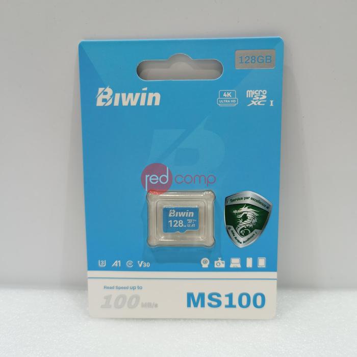 Gambar BIWIN MS100 128GB MICROSD CARD USH-I U3 V30 A1 dari Redcomp Kota Administrasi Jakarta Pusat Tokopedia