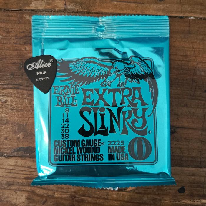 Gambar Senar Gitar Elektrik Ernie Ball 2225 - 08/38 Free Pick dari debalisale Kota Denpasar Tokopedia
