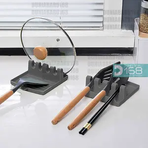 Tatakan Spatula Tutup Panci Dapur/ Holder Tatakan Masak Sumpit Centong Spatula Tutup Panci/ Holder Serbaguna Multifungsi