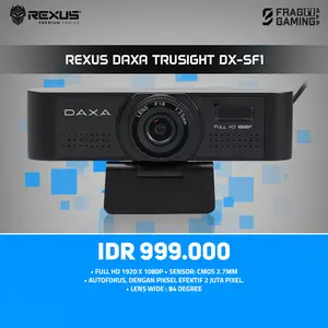 Rexus Daxa Trusight DX-SF1 / SF1 1080p Auto Focus Gaming Webcam Stream