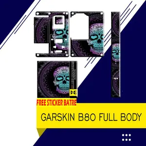 MIKA PROJECT Stiker Garskin B80 Full Body Vynil Premium Quality Dilaminasi Glossy Anti Air Tidak Luntur untuk Warna Tajam Custom Mudah Terapkan