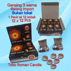 Gansing 3 Warna Import, yoyo 3 warna harga persatu pack