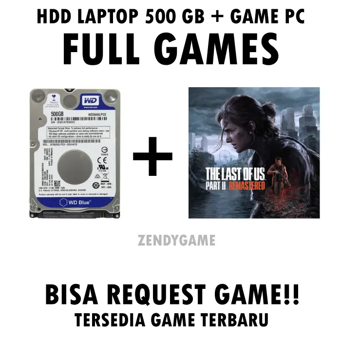 HARDISK PC 500 GB FULL GAMES PC | HDD GAME PC TERBARU | BISA REQUEST | HAR DISK GAME PC
