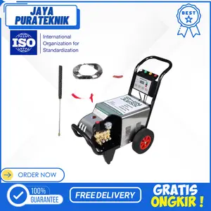 JET CLEANER PLUNGER ELECTRIC HIGH PRESSURE WASHER 120 BAR 2,2KW 220V HEAVY DUTY TEKANAN TINGGI 120BAR