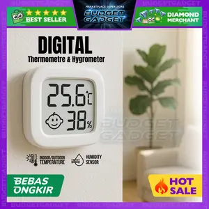Effosola Digital Thermometer Hygrometer Humidity Meter LCD - SD59