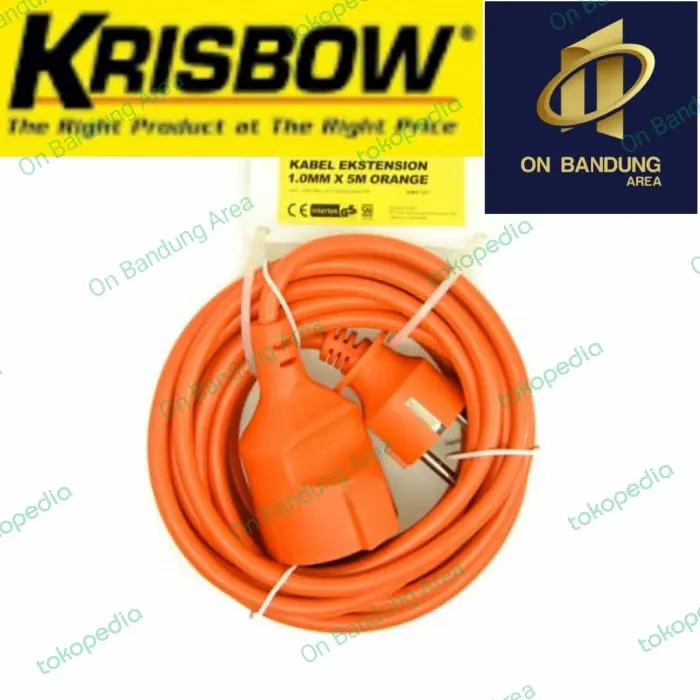 Krisbow Kabel Ekstensi 5 Mtr 1