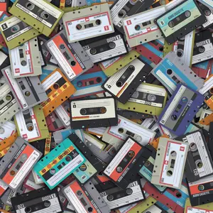 Kaset Pita Tanpa Cover Sepaket kurang lebih 50pcs