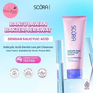 Scora Facial Wash 1% Salicylic Acid Gentle Low pH Cleanser