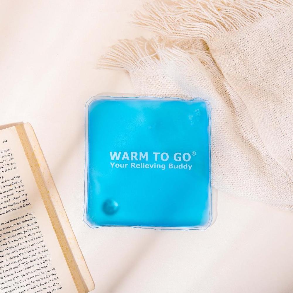 Terbaru Warm To Go Square (Blue) | Penghangat Untuk Meredakan Nyeri Haid, Pegal, Dan Cuaca Dingin | Reusable | Dapat Digunakan Berulang Kali - ISI 3