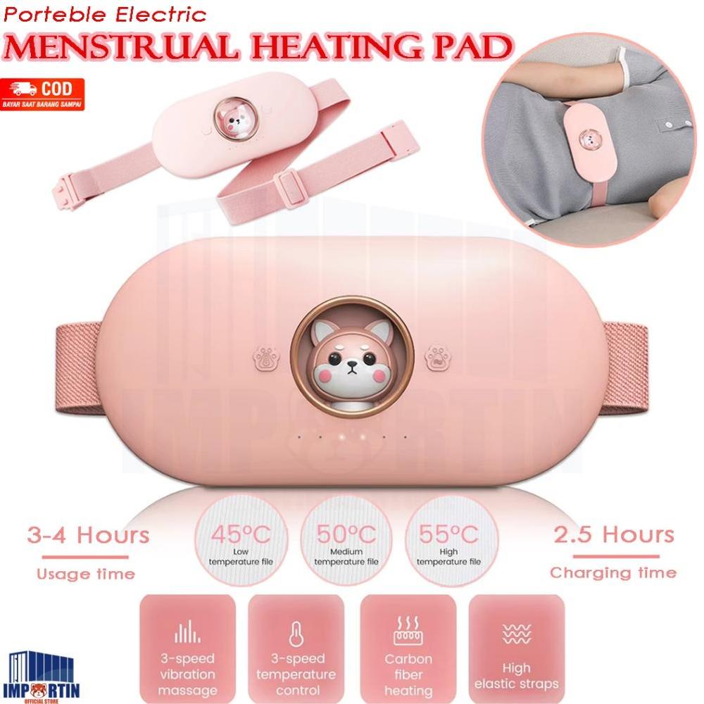 Terbaru Penghangat Perut Haid Elektrik Pereda Nyeri/ Bantal Penghangat Haid Pemanas Perut Portable/ Sabuk Pijat Penghangat Menstruasi Perut Keram dan Nyeri/ Heating Pad Menstruasi Wanita/ Alat Pereda 