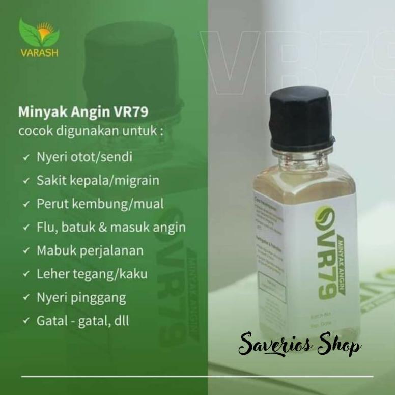 Terbaru Minyak Angin VR79 untuk Sakit Kepala, Nyeri Haid, Nyeri Otot, Mual, Pusing, Pilek, Flu