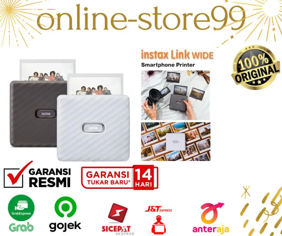 Fujifilm Instax Link Wide Smartphone Printer GARANSI RESMI ORIGINAL