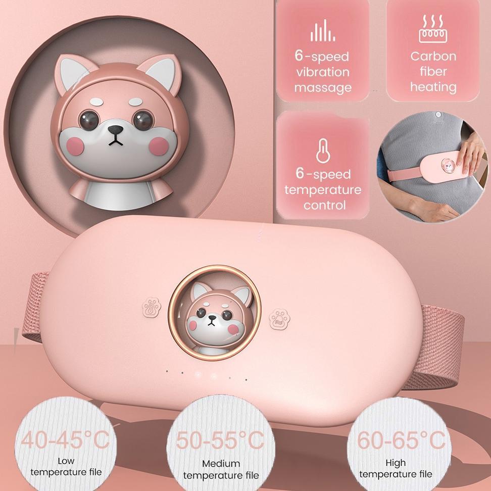 Terbaru Sabuk Pijat Penghangat Perut pereda nyeri haid menstruasi Menstrual Therapy Warming Massage Belt