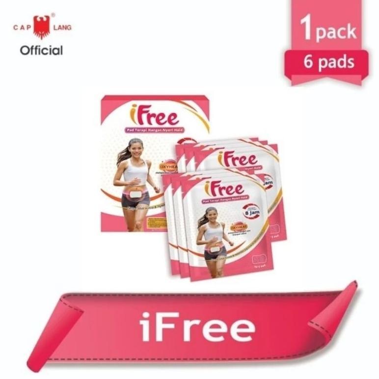 Terbaru ifree pad terapi nyeri haid 6 pads