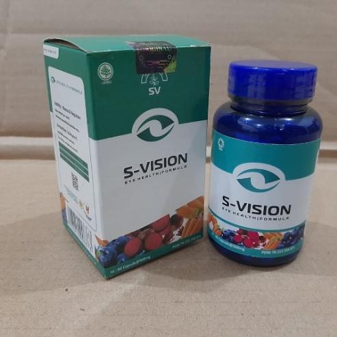 S vision Asli Original Obat Herbal Mengatasi Mata Minus Plus Silinder Ampuh 100% Original