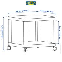 Gambar IKEA TINGBY Meja Samping dengan Roda 50x50 cm Furniture dari IKEA Indonesia Kota Administrasi Jakarta Timur 5 Tokopedia
