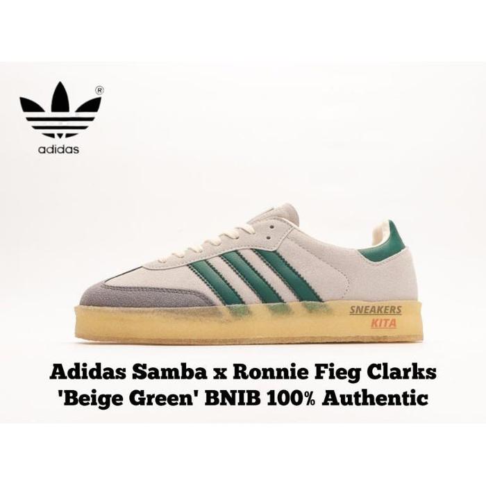 adidas gazelle silver green womens Ronnie Fieg x Clarks x adidasUnisex 8th Street Samba