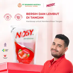 NOSY Hand Soap 420ml Botol Strawberry