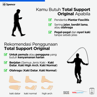 Gambar Bundling Kaki Normal - SPENCO Orthotic Insole Total Support Original + Ground Control High Arch - Sol Sepatu Kesehatan - 100% Original USA - 36-38 dari Spenco Indonesia Kota Administrasi Jakarta Barat 5 Tokopedia