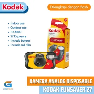 Kodak Fun Saver / FunSaver Disposable Camera ISO 800, 27 exp