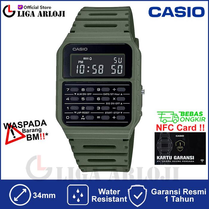 Gambar CASIO CA-53WF-3BDF - Jam Tangan Calculator / Kalkulator Hijau CA53 CA53WF CA-53WF-3 dari Liga.Arloji Kota Administrasi Jakarta Pusat Tokopedia