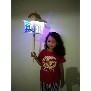 PAWAI OBOR LENTERA MASJID KALIGRAFI LAMPU LED