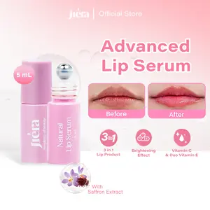 JIERA Natural Lip Serum 5ml Roll on | Serum Pencerah Bibir, Mencerahkan