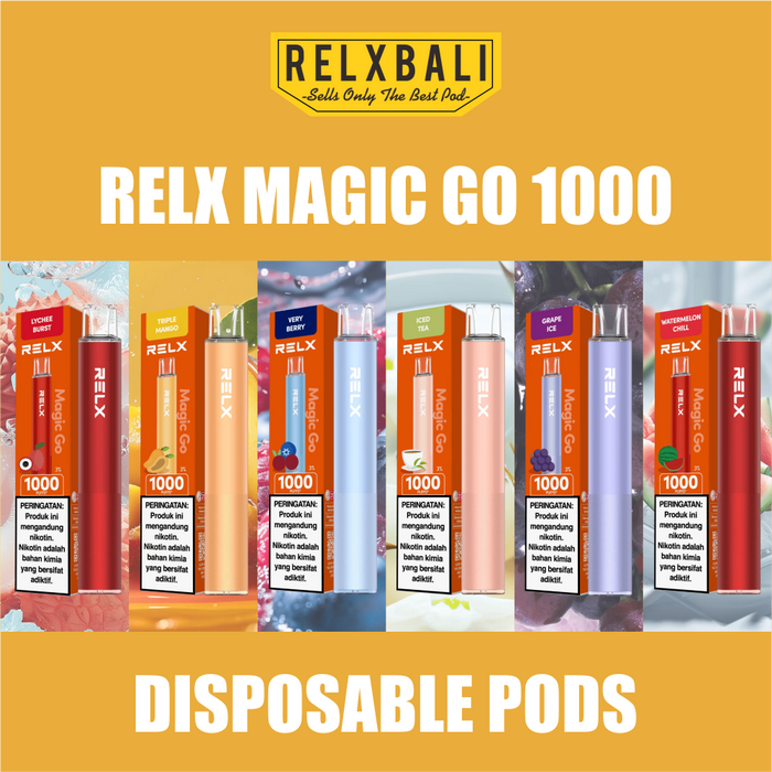 Jual RELX MagicGo 1000 Disposable Pods Vape E-Cigarettes - Watermelon -  Kota Denpasar - Relx Bali | Tokopedia