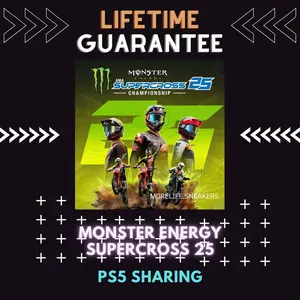 Monster Energy Supercross 25 For PlayStation 5,PS5 Digital & Disc