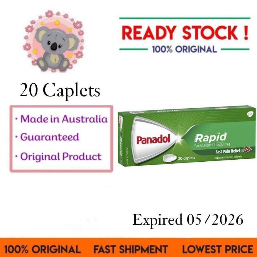 PanadolRapid Australia 20 Caplet panadol aussie