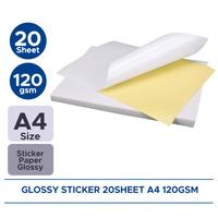 Gambar Kertas Sticker Foto Glossy 20 sheet A4 120 Gsm dari Epson Official Store Indonesia_NEW Kota Administrasi Jakarta Barat 3 Tokopedia