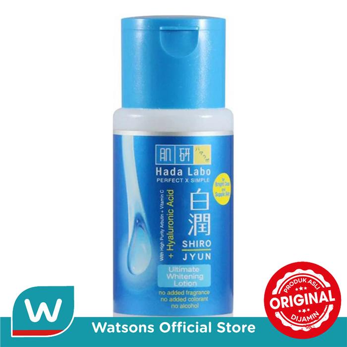 Gambar Hada Labo Shirojyun Ultimate W Lotion 100ml dari Watsons Indonesia Official Store Kab. Tangerang Tokopedia