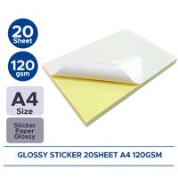 Gambar Kertas Sticker Foto Glossy 20 sheet A4 120 Gsm dari Epson Official Store Indonesia_NEW Kota Administrasi Jakarta Barat 2 Tokopedia