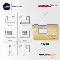 Gambar ABUS Gembok Anti Karat 82 Series Monobloc - Germany - 82/90 dari GGEsta Indonesia Kota Administrasi Jakarta Barat 4 Tokopedia