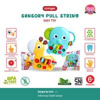 Gambar IQ Angel Sensory Pull String Baby Toy / Mainan Edukasi Bayi dan Anak Melatih Sensorik Motorik / Sensory Play - GIRAFFE dari IQAngel Kota Tangerang 1 Tokopedia