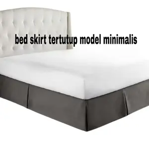 PROMO DISKON Bedskirt tertutup model minimalis penutup kolong kasur