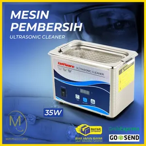 Taffware Mesin Pembersih Perhiasan Ultrasonic Cleaner 35W - GA008 - Silver