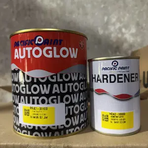 Autoglow Primer Epoxy PU 2K PR42 + Hardener 1 liter set Cat epoxy Cat Dasar Besi Logam