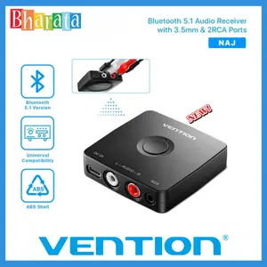 Vention Bluetooth 5.1 Audio Receiver RCA 3.5mm Jack Aux Wireless Adapter Music for Car Speaker