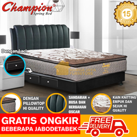 Gambar SET springbed kasur champion symbol Pillow Top + divan sandaran matras - Kasur Saja, 120x200 cm dari Toko Marga Jaya Furniture_NEW Kota Administrasi Jakarta Timur 2 Tokopedia